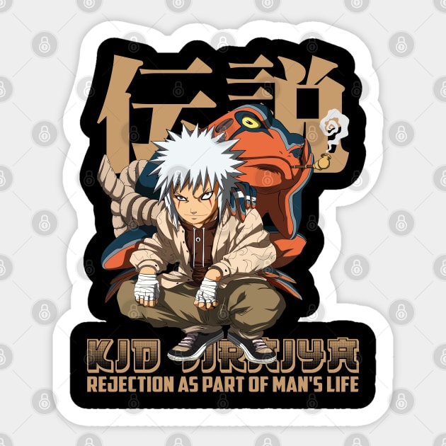 Kids Jiraiya Sticker by DISCRAFT 13